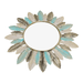 Cuadro De Metal Decorativo De Plumas Metalicas De Colores - Fliperex