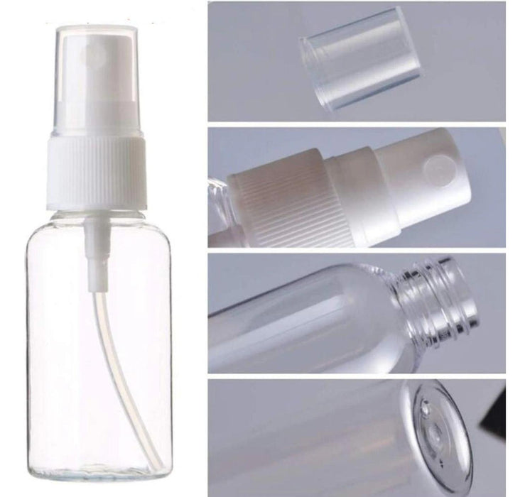 Set 3 Botella De Viaje Pulverizador 100 Ml Transparente