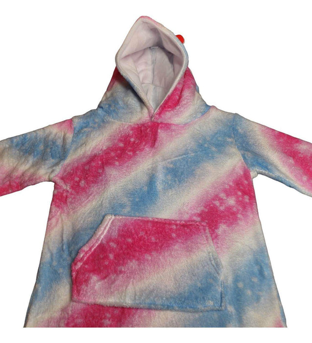 Poleron Con Capucha Infantil Para Niñas Polar Poleron Peluche Felpa Unicornio Multicolor - Fliperex