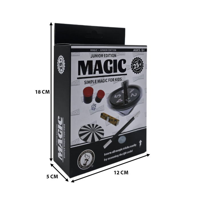 Set Juego De Magia Magic 25 Trucos De Mago Con Varita Niños