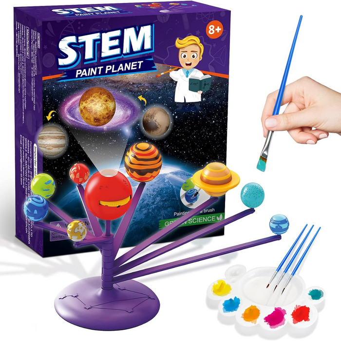 Kit Sistema Solar Educativo Rotacion De Planetas Y Proyector