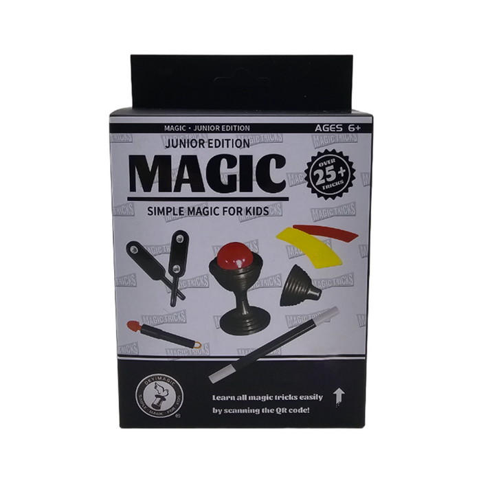 Set Juego De Magia Magic 25 Trucos De Mago Con Varita Niños