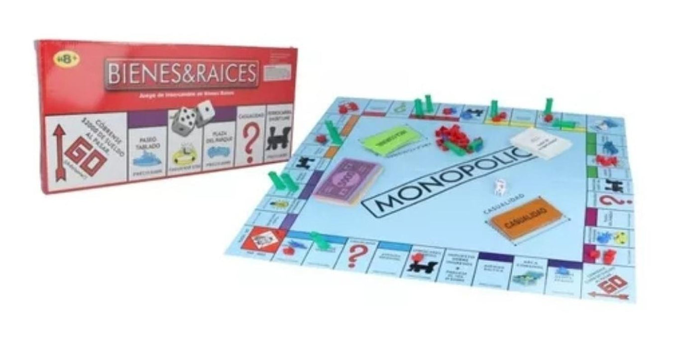 Juego Monopolio Bienes Y Raices Tablero Juego De Mesa