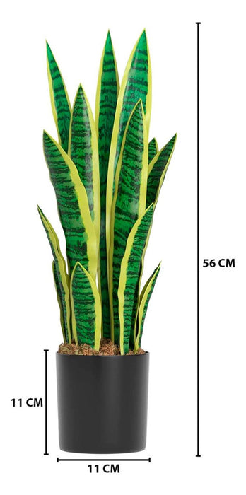 Planta Artificial Lengua De Suegra Planta Sansevieria Flores