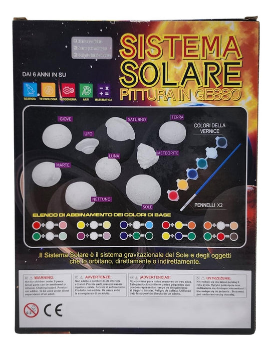 Kit Para Crear Sistema Solar Para Pintar Maqueta Educativo