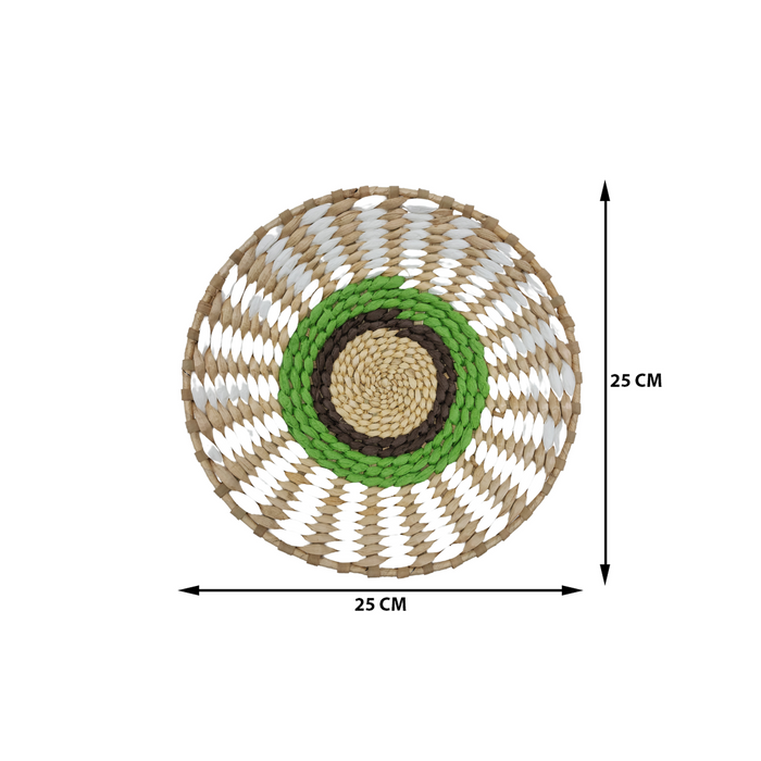 Circulo Decoración De Mimbre Para Pared Casa Terraza Mediano