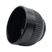 Macetero Maceta De Ceramica Lineas Relieve Negro M - Fliperex