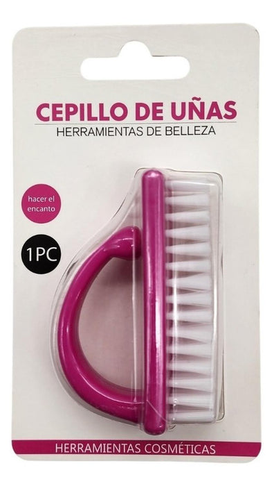 Cepillo Limpiador Escobilla Para Limpiar Uñas Manicure