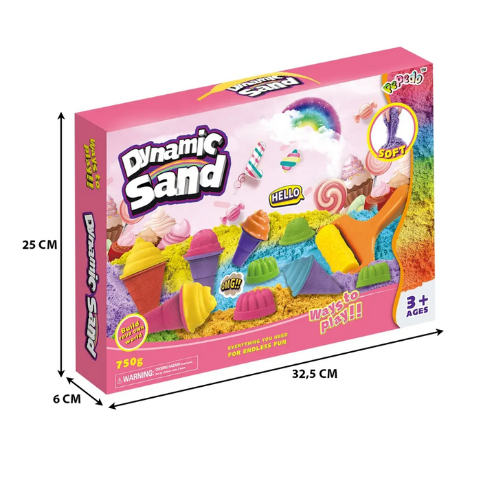 Set De Arena Magia Completo Heladeria y Dulces Magic Sand