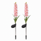 Set 2 Luces Solares Flores Lavanda Para Jardin Exterior Led