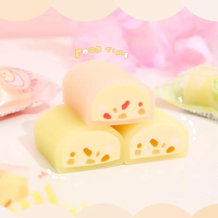 Set 3 Gomas De Borrar Cheese Candy Kawaii Cute