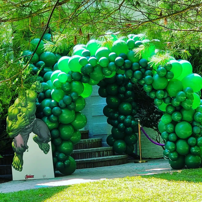 Globos Color Verde Claro 100 Unidades Tamaño 25 Cm