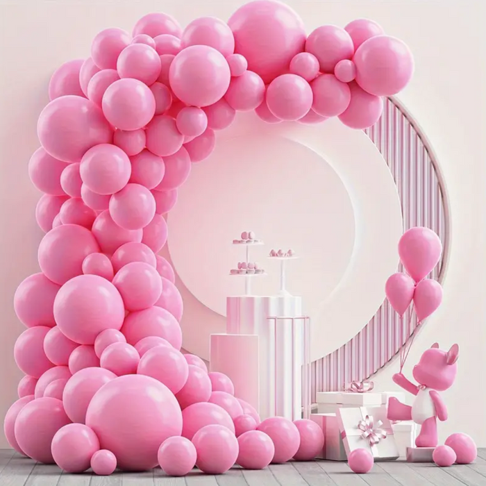 Globos Color Rosa Chillon 50 Unidades Tamaño R12