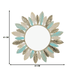 Cuadro De Metal Decorativo De Plumas Metalicas De Colores - Fliperex