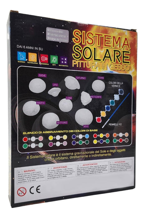 Kit Para Crear Sistema Solar Para Pintar Maqueta Educativo