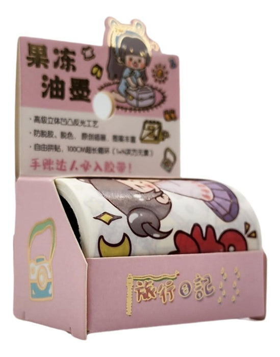 Washi Tape Cinta Adhesiva Kawaii Diseños Cute Decorativo