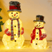 Muñeco De Nieve Navideño De Navidad 50 CM Luz Led Calida - Fliperex
