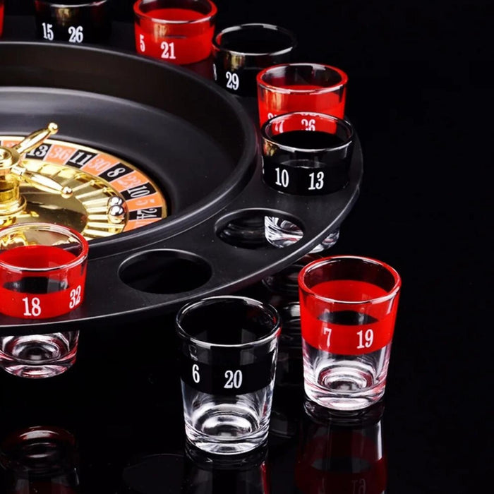 Juego De Ruleta Casino De Shots Con Vasos Cortitos Juego