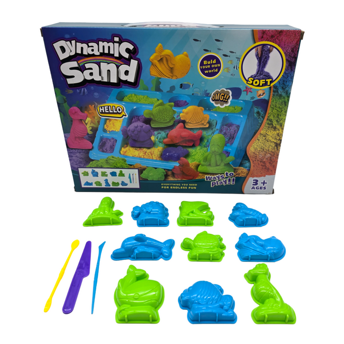 Set De Arena Magia Completo Animales Del Mar Magic Sand