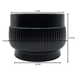 Macetero Maceta De Ceramica Lineas Relieve Negro M - Fliperex