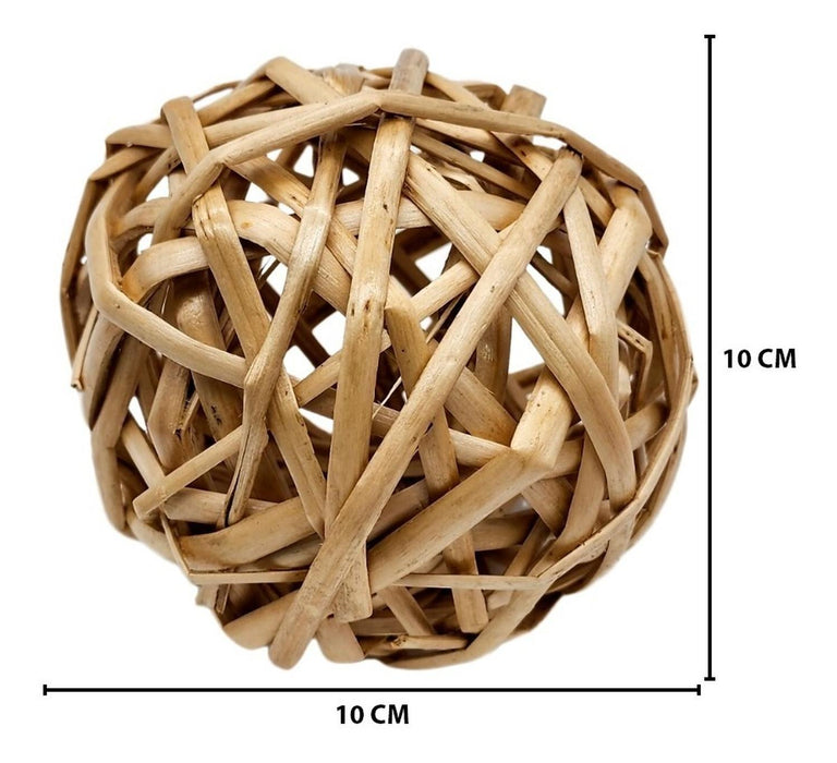 Esfera De Mimbre Para Decoración Pelotas De Mimbre Cafe