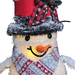 Muñeco De Nieve Navideño De Navidad 70 CM Luz Led Calida - Fliperex