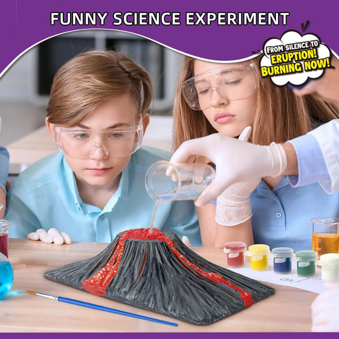 Kit Experimento Erupción Volcán Juguete Didáctico Educativo