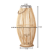 Candelabro De Bambu Natural Porta Vela Nordico Farol 60 CM - Fliperex