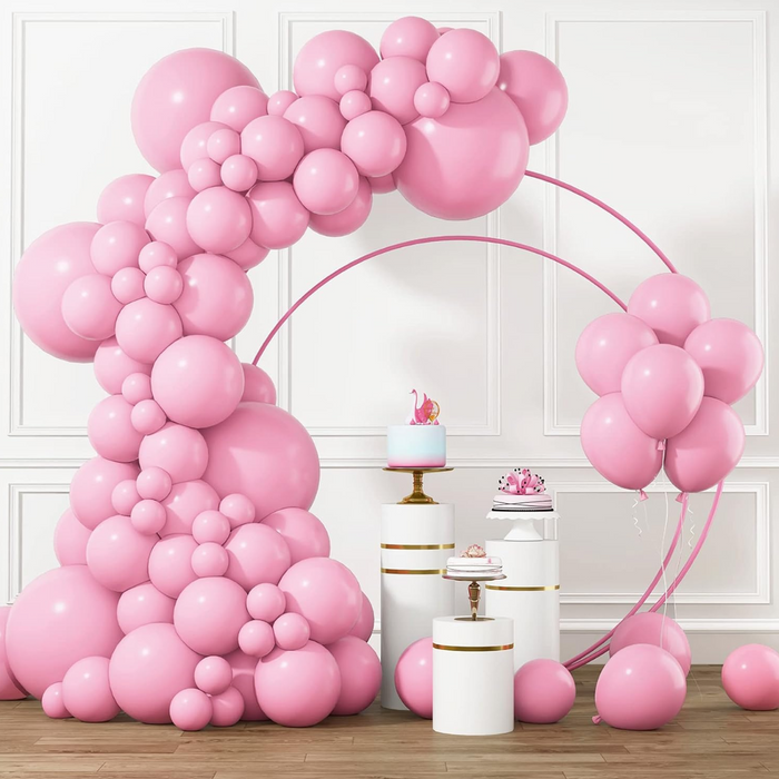 Globos Color Rosa Chillon 50 Unidades Tamaño R12