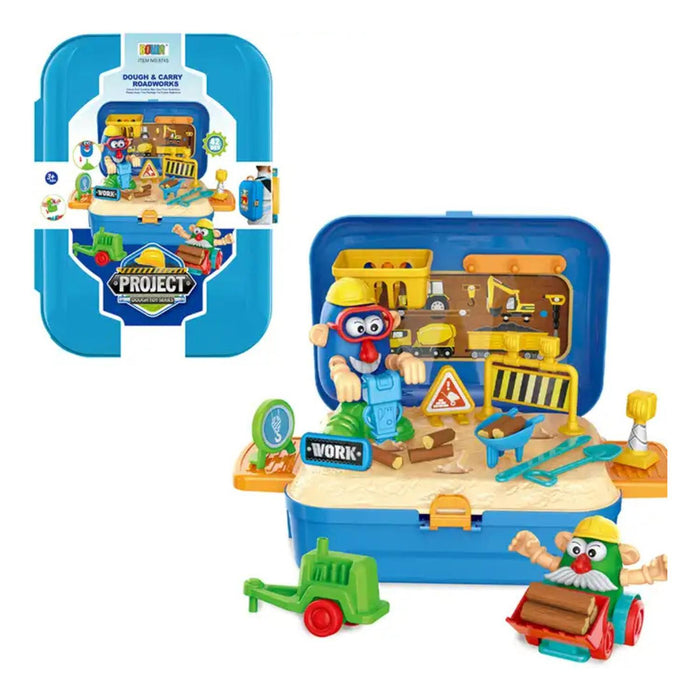 Set Maleta Maletin Infantil Constructor Muñecos Niños Juegos