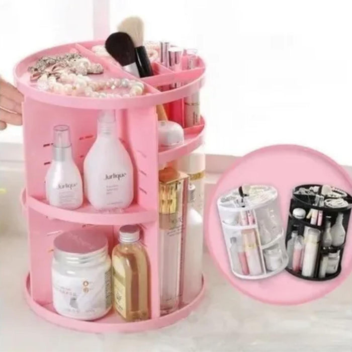 Organizador De Maquillaje Cosmetiquero Giratorio 360 Grados