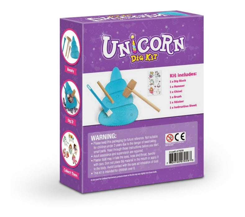 Kit Excavación Unicornio Mágico Juguete Didáctico Educativo