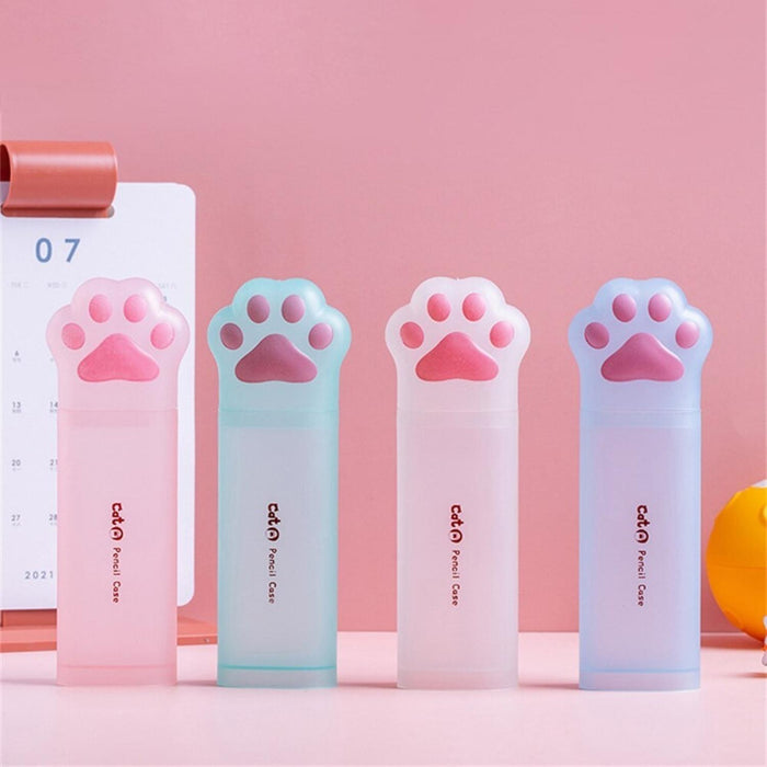 Estuche Lápices Patita De Gato Kawaii Cute Varios Colores