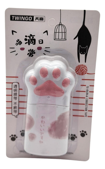 Corrector Cinta Diseño Patita De Gato Kawaii Cute