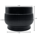 Macetero Maceta De Ceramica Lineas Relieve Negro S - Fliperex