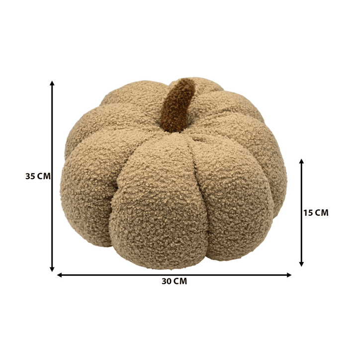 Cojin Decorativo Peluche Forma De Zapallo Calabaza Colores - Fliperex