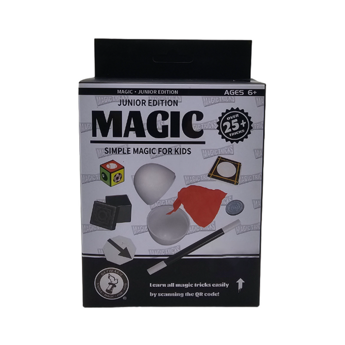 Set Juego De Magia Magic 25 Trucos De Mago Con Varita Niños