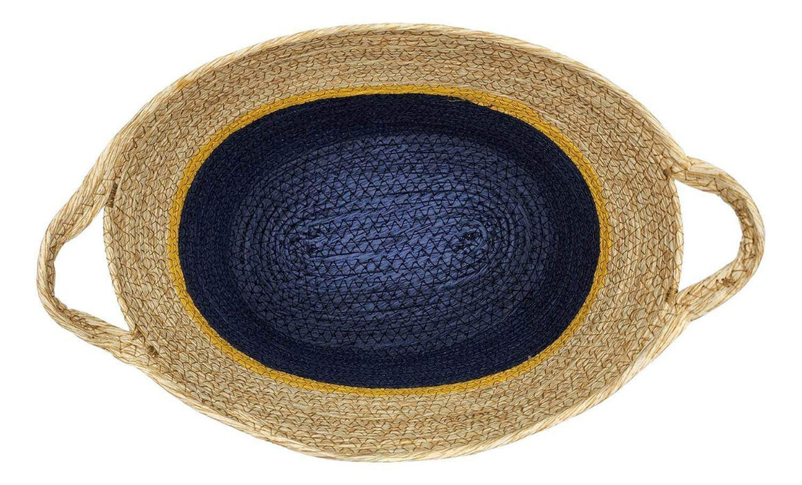 Canasto Decorativo Mimbre Cesta Yute Rustica 3 Colores P - Fliperex