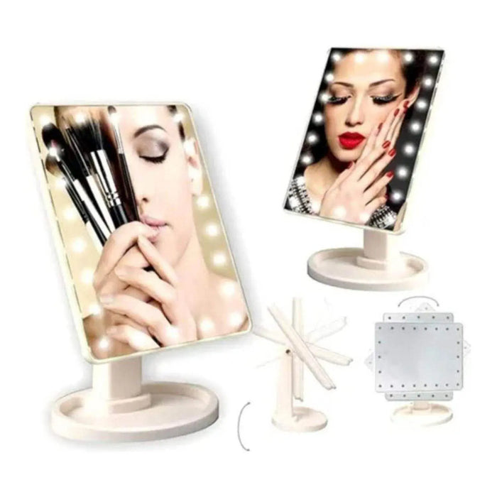 Espejo Para Cosmetiquero Espejo Para Maquillaje Con Luz Led - Fliperex