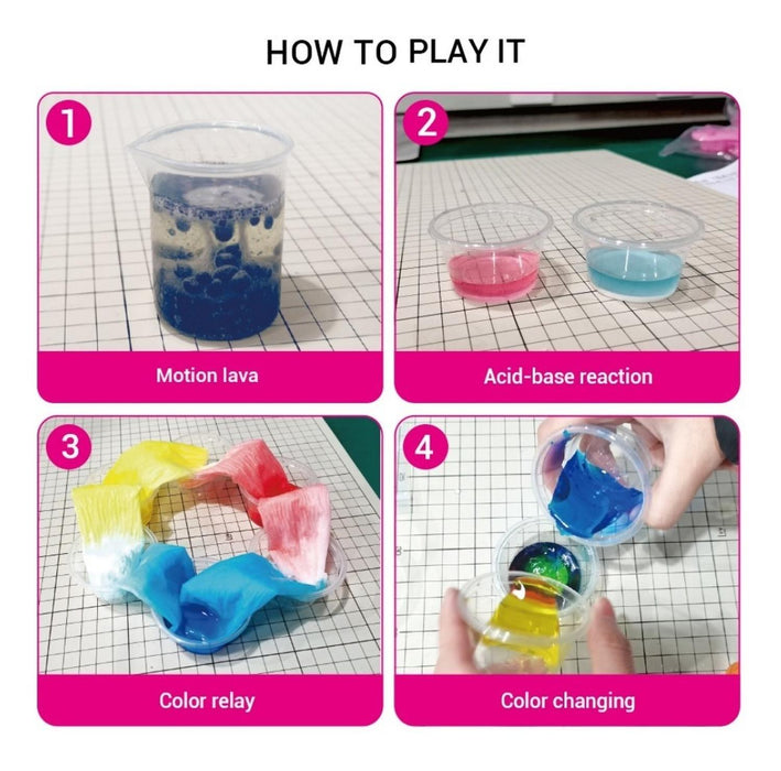 Kit De Ciencia Experimento Bacteria Slime Juguete Educativo