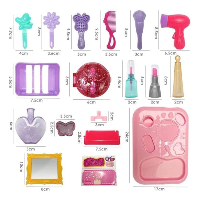 Kit Salón De Belleza Maleta Tipo Mochila 21 Piezas Dresser