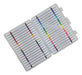 Set Marcadores Doble Punta 36 Lapices Plumones Watercolor - Fliperex
