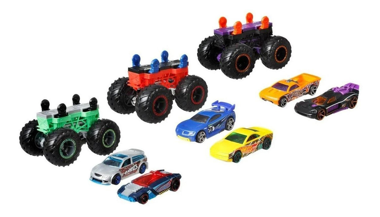 Hotwheels Monster Trucks Set Diseña Tu Mounstro