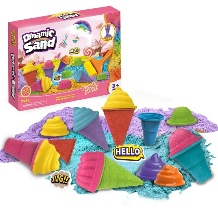 Set De Arena Magia Completo Heladeria y Dulces Magic Sand