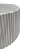 Macetero Maceta De Ceramica Blanco Lineas Verticales Grande - Fliperex