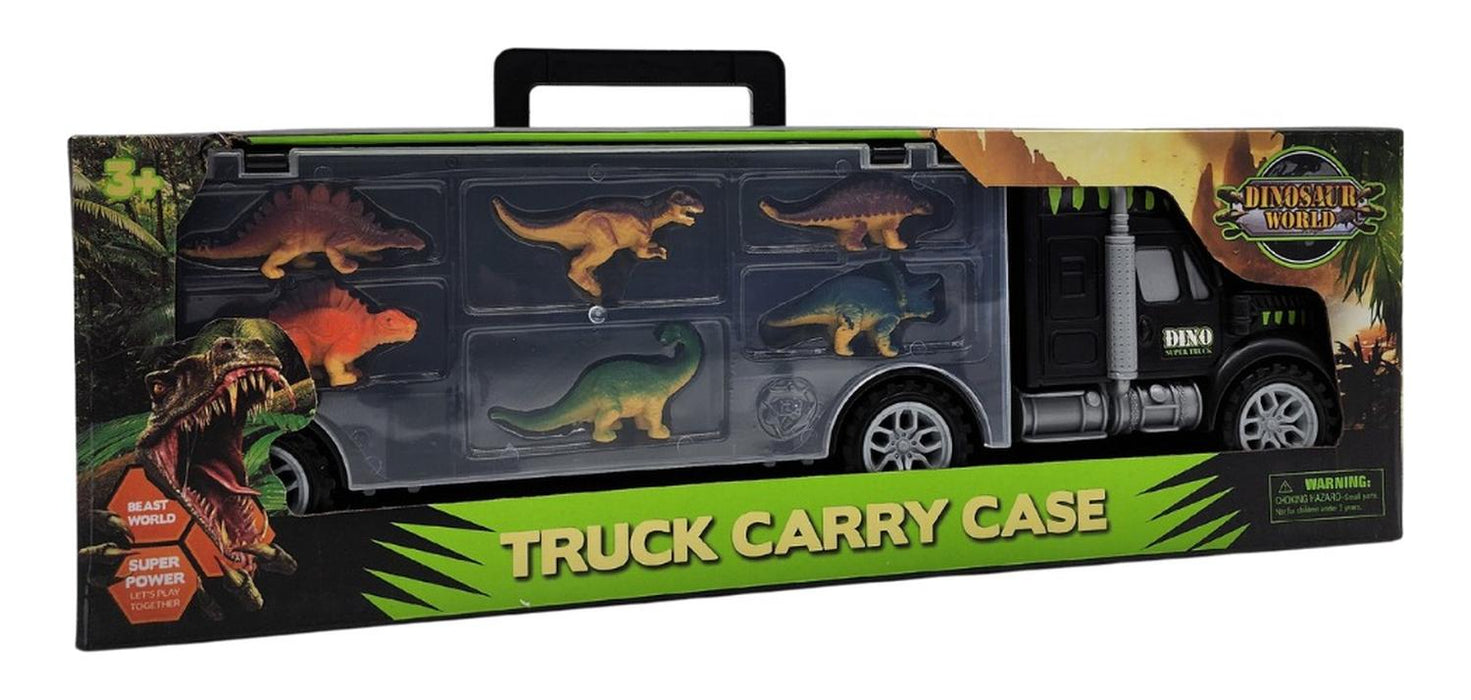 Camion De Carga Maletin Transportador De Dinosaurios Juguete