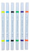 Set Marcadores Doble Punta 36 Lapices Plumones Watercolor - Fliperex