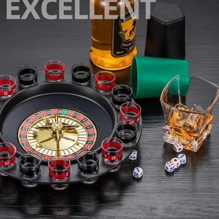 Juego De Ruleta Casino De Shots Con Vasos Cortitos Juego