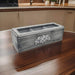 Caja De Te Porta Te Caja De Madera Para Te Gris 3 Divisiones - Fliperex