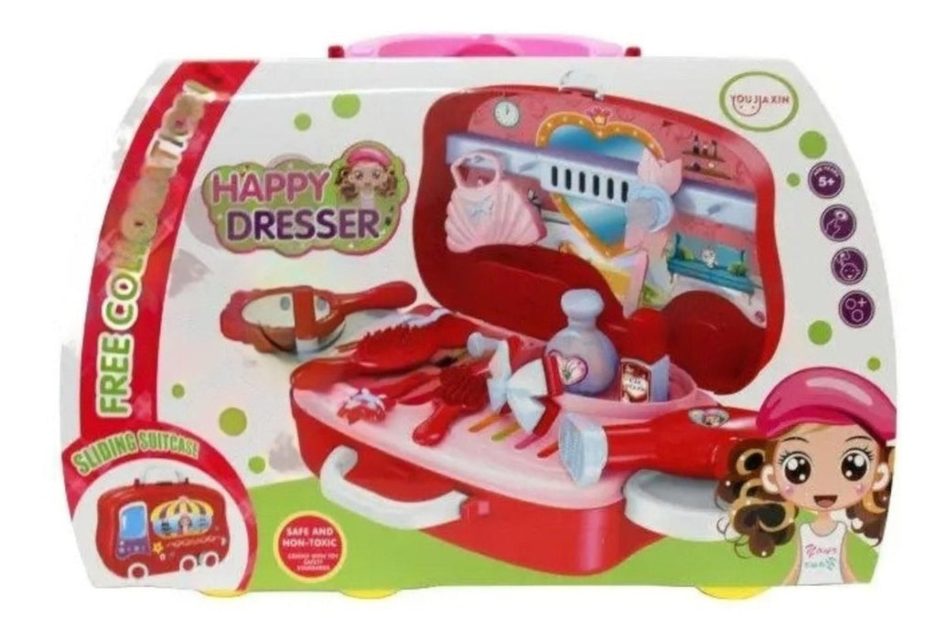 Set Maleta Maletín Infantil Happy Dresser Niña Juegos